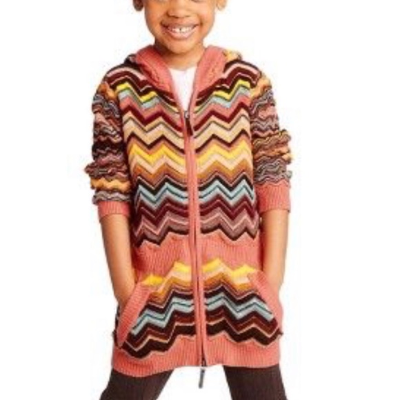 MISSONI TARGET ZIG ZAG ZIP HOODIE SWEATER - Picture 9 of 14